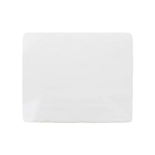 Plato de melamina rectangular blanco de 26x32x1.3cm