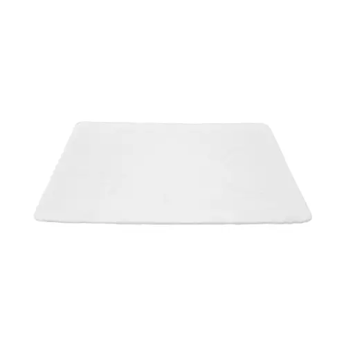 Plato de melamina rectangular blanco de 26x32x1.3cm