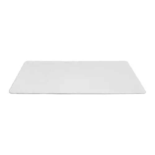 Plato de melamina rectangular blanco de 32x52x1.3cm