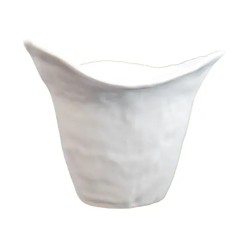Tazon de melamina blanco de 22×19.5×15.5cm