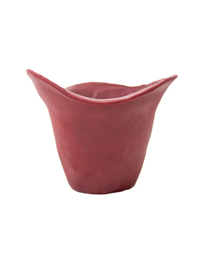 Tazon de melamina rojo de 22x19.5x15.5cm - Image 2