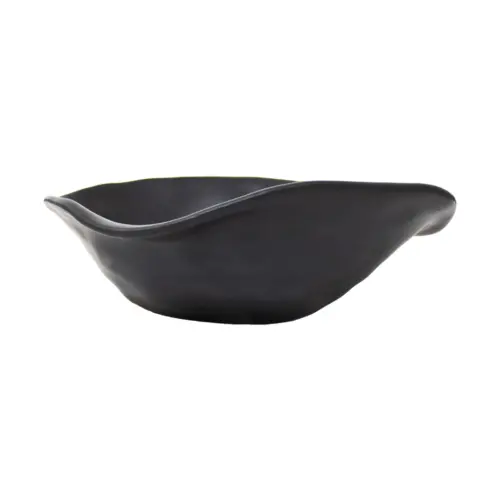 Bowl de melamina negro de 24x29x9cm