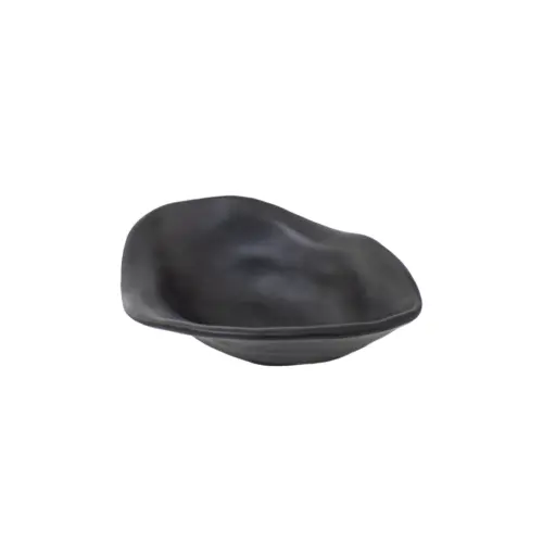 Bowl de melamina negro de 19x23x7cm