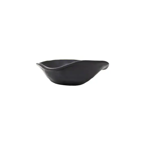 Bowl de melamina negro de 19x23x7cm