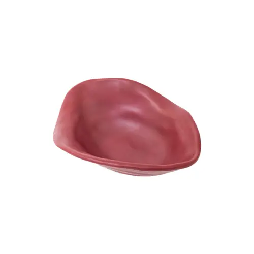 Bowl de melamina rojo de 19x23x7cm
