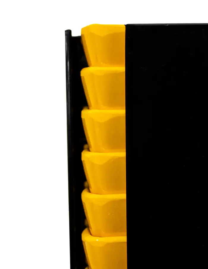 Dispensador rotativo con 138 salseras de melamina de varios colores de 20x20x42cm - Image 4