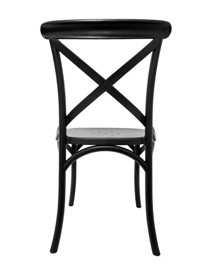 Silla de plástico negra - Image 4