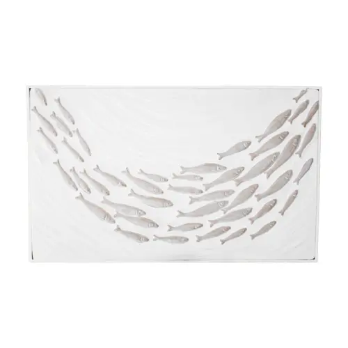 Cuadro diseño peces de 60.8x3x36.8cm