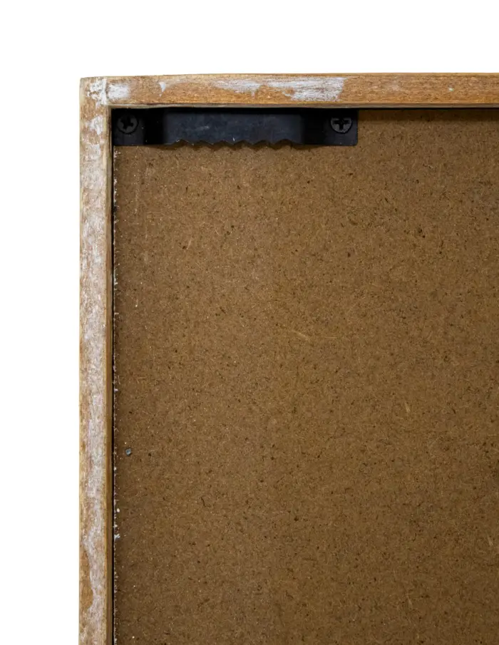 Cuadro de madera con metal diseño arrecife azul de 31x3x31cm - Image 3