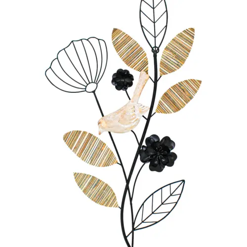 Flor de metal para pared de 32×3.5x61cm