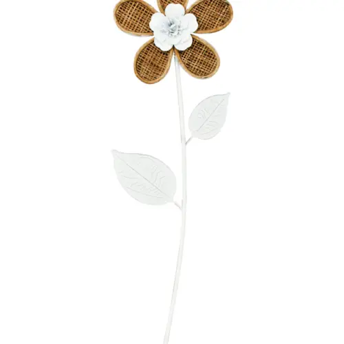 Flor de metal para pared de 20x3x71cm