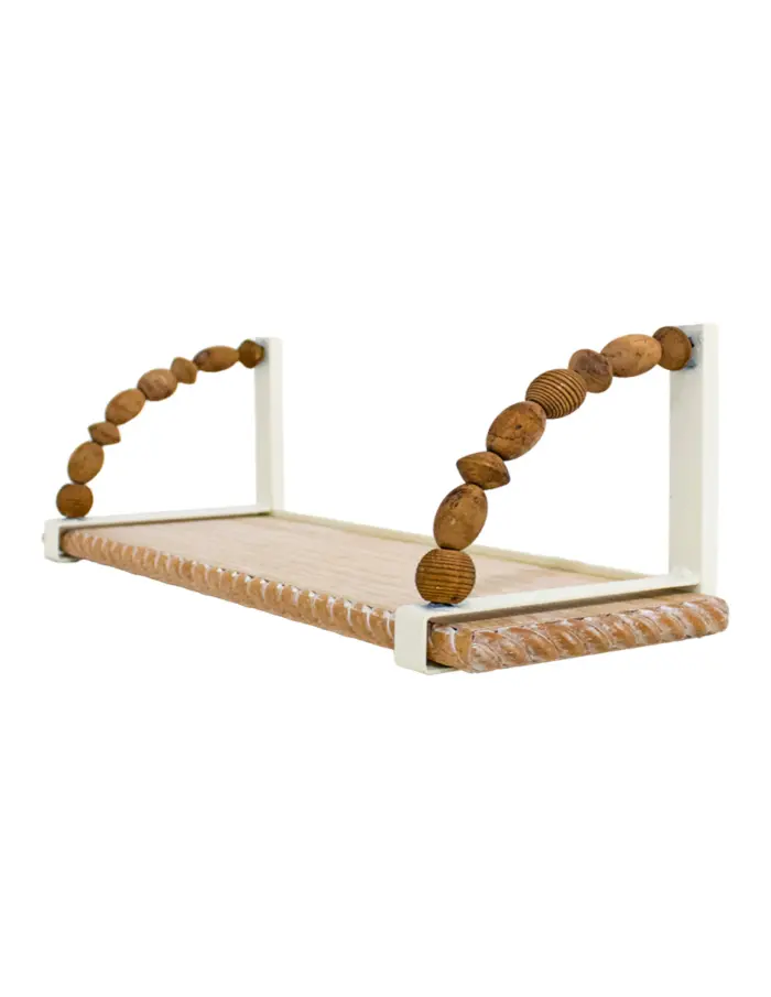 Repisa de pared de madera de 62x18x18.5cm - Image 2