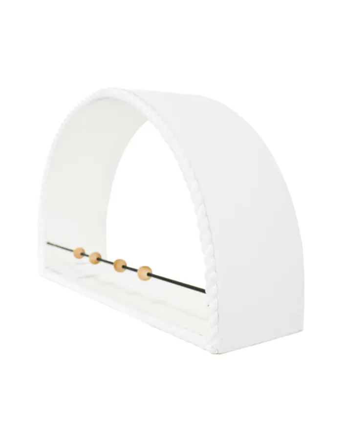Repisa de pared de madera con metal de 50x13.5x30cm - Image 2