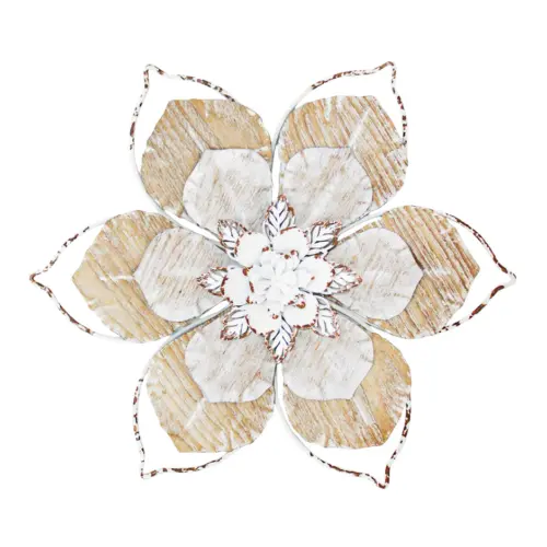Flor de metal para pared de 27x4x23.5cm