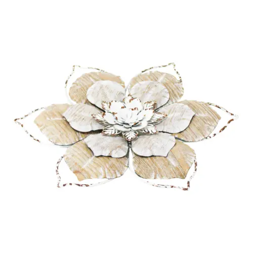 Flor de metal para pared de 27x4x23.5cm