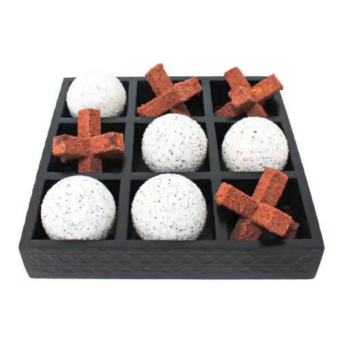 Juego de gato de madera de 24x24x6.5/6.2cm