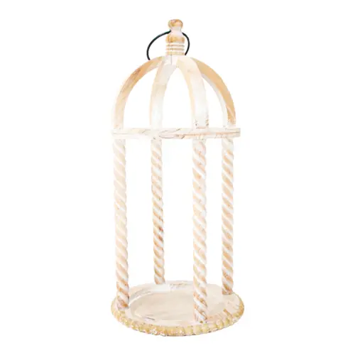 Linterna de madera de 17.5×17.5×38.5cm