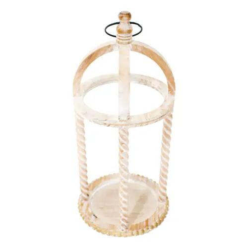 Linterna de madera de 17.5×17.5×38.5cm