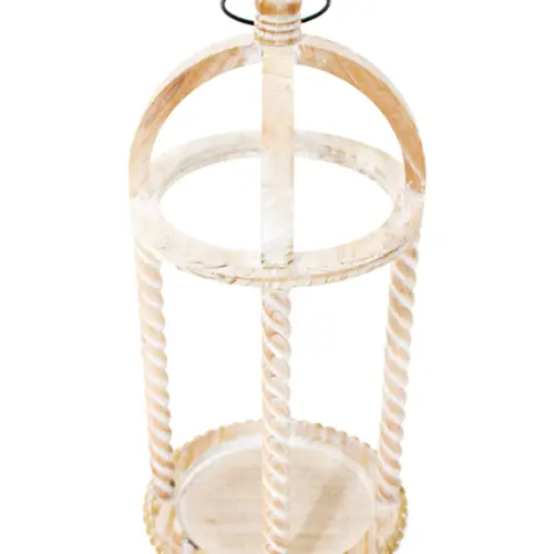 Linterna de madera de 21.5×21.5×45.7cm