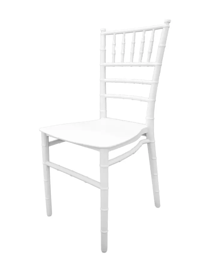 Silla de plástico blanca - Image 2