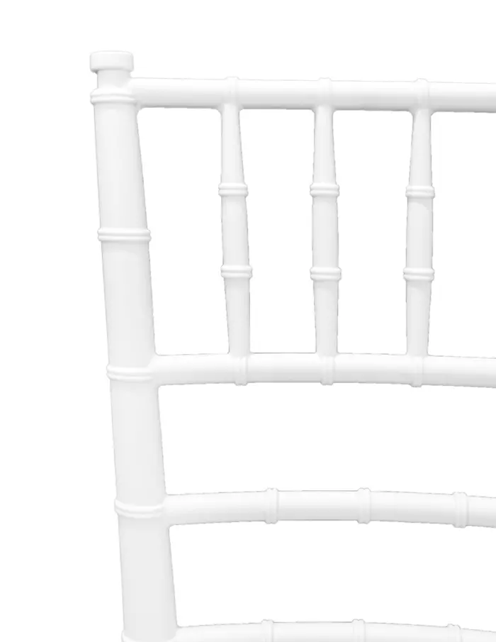 Silla de plástico blanca - Image 3