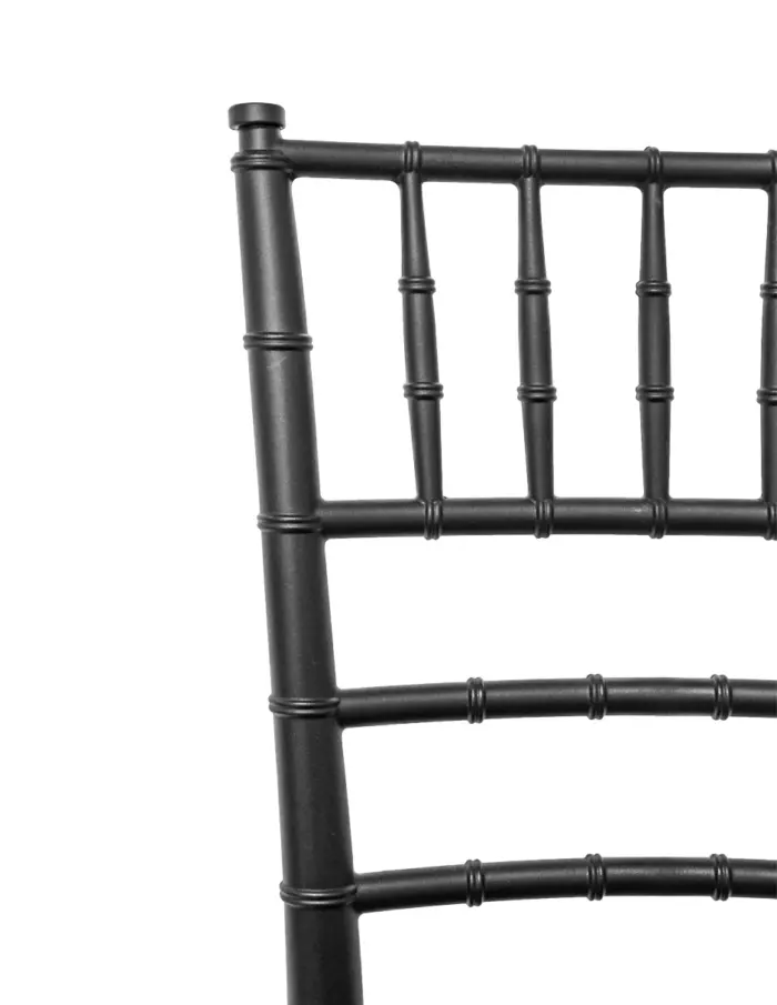 Silla de plástico negro - Image 3