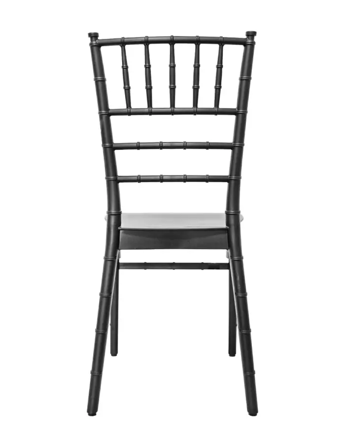 Silla de plástico negro - Image 4