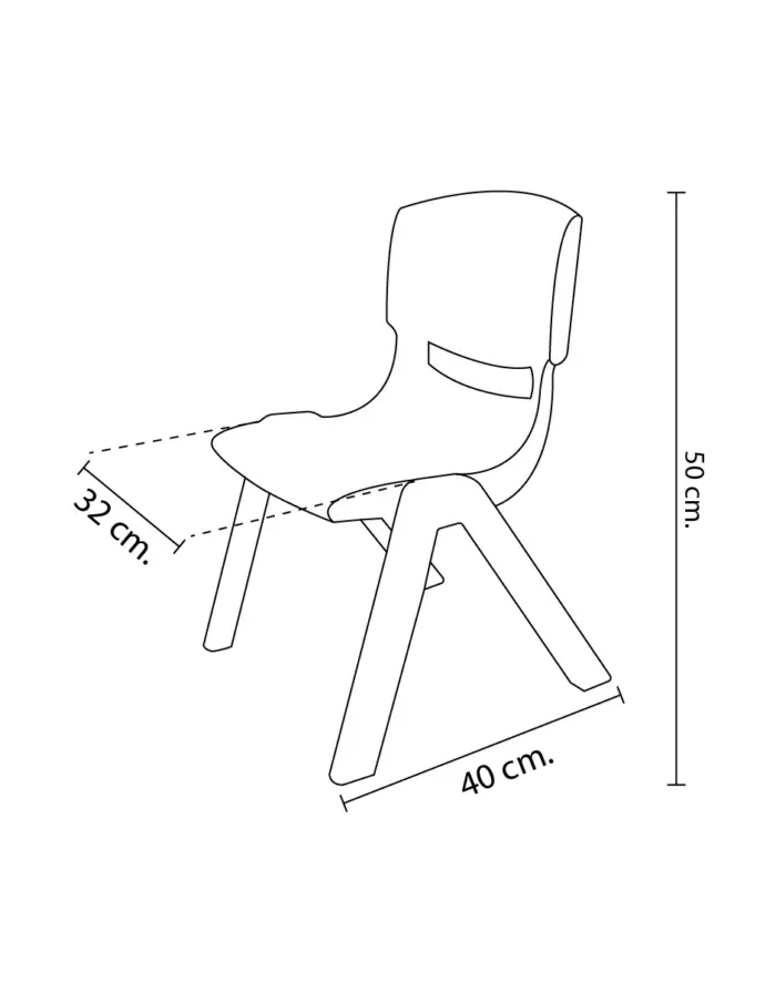 Silla de plástico infantil - Image 4