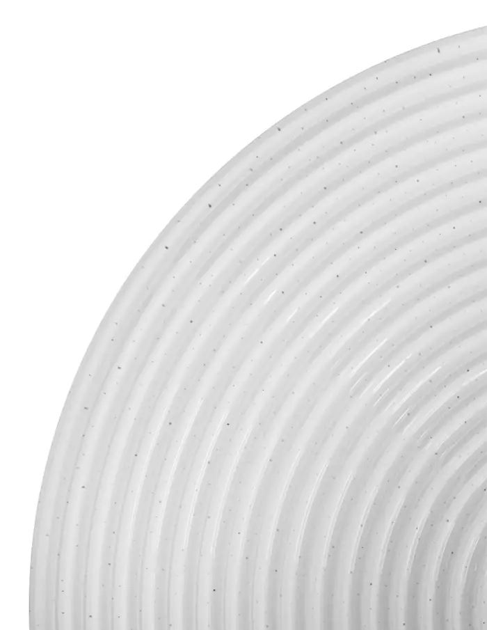 Lámpara de luz led para techo diseño redonda con grecas de 36W de 7x49x49cm - Image 3