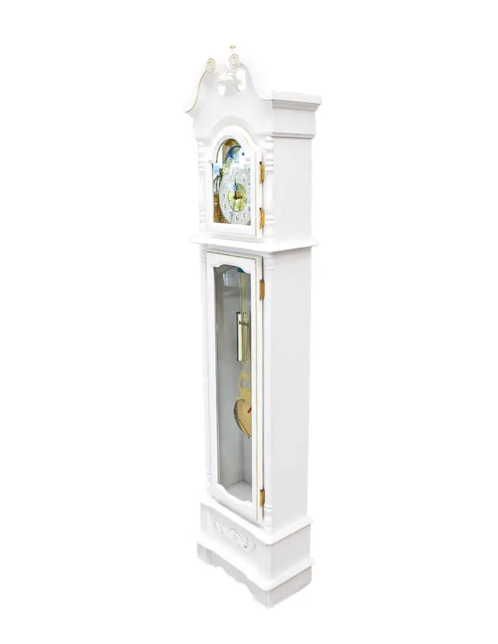 Reloj de madera blanco - Image 2