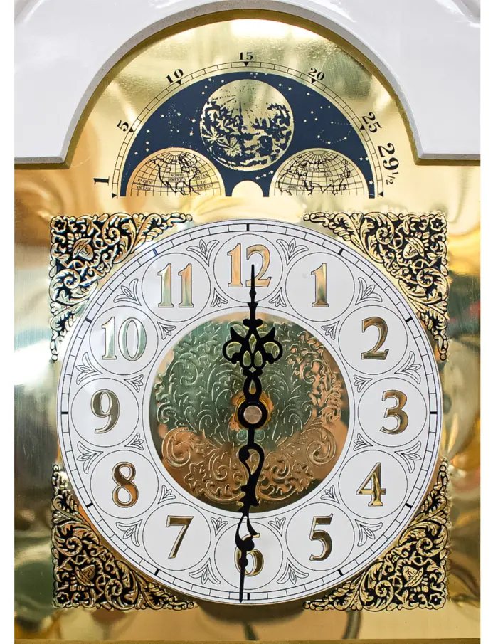 Reloj de madera blanco - Image 3