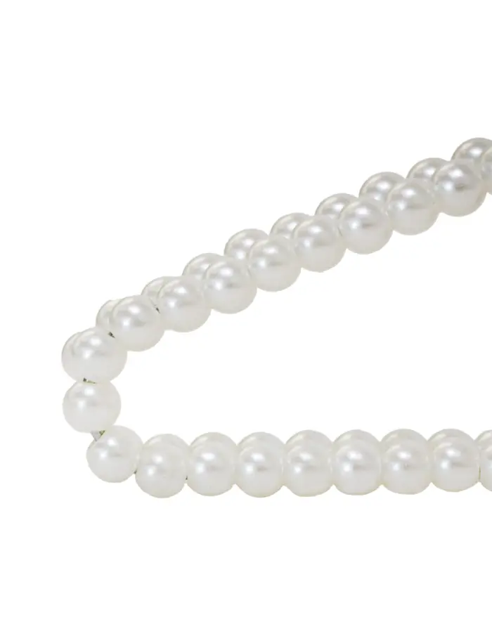 Juego de 2 ganchos con perlas blancas - Image 3