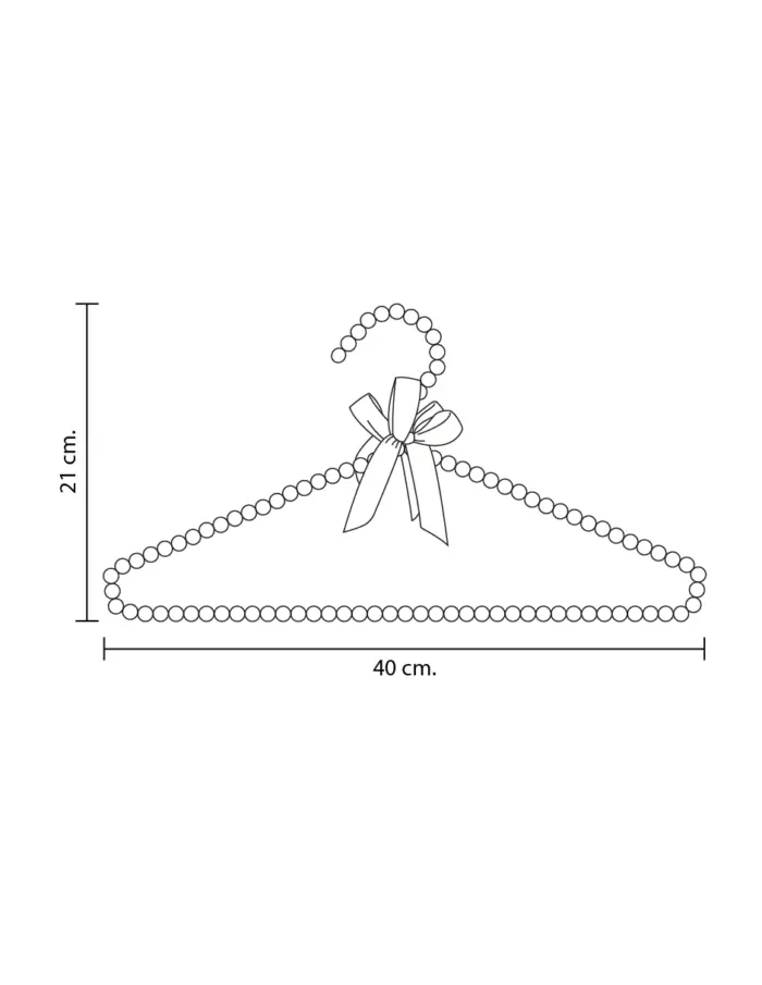 Juego de 2 ganchos con perlas blancas - Image 4