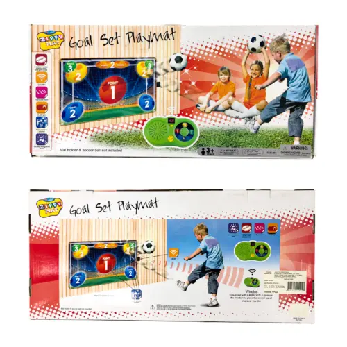 Porteria infantil con varias funciones de sonidos de baterias de 130x72cm