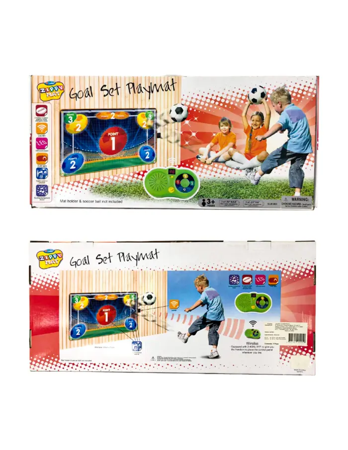 Porteria infantil con varias funciones de sonidos de baterias de 130x72cm - Image 2