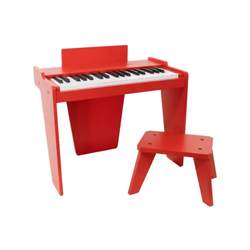 Piano rojo de 37