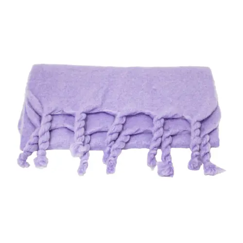 Chal de invierno liso lila de 40x190x1cm