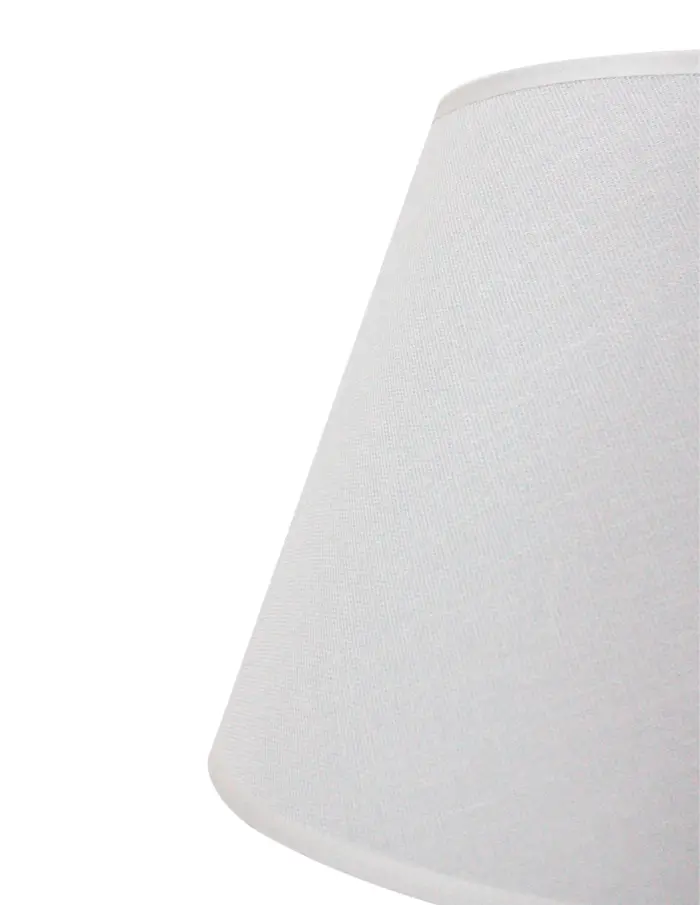 Lámpara de mesa de metal blanco de 28x28x40cm - Image 3