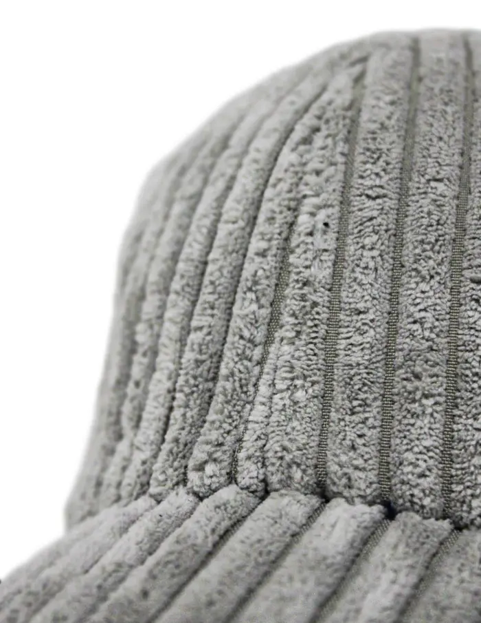 Gorra de pana gris claro - Image 3