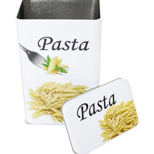 Caja metálica diseño mixtos de frutos dulces y pastas de 8x12x19cm