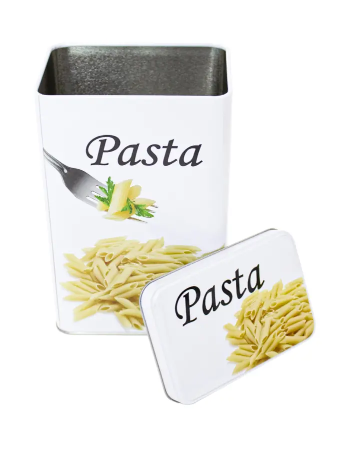 Caja metálica diseño mixtos de frutos dulces y pastas de 8x12x19cm - Image 2