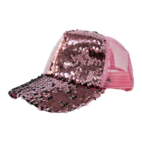 Gorra de lentejuela rosa