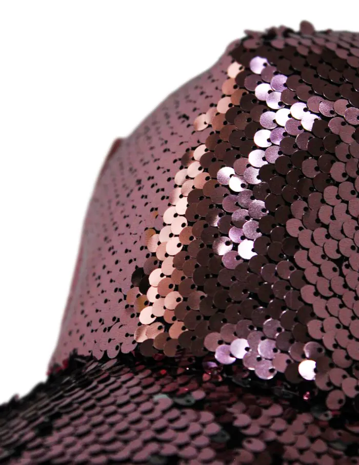 Gorra de lentejuela rosa - Image 3