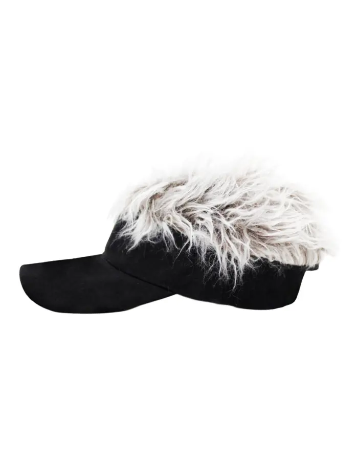 Visera negra con peluche - Image 2