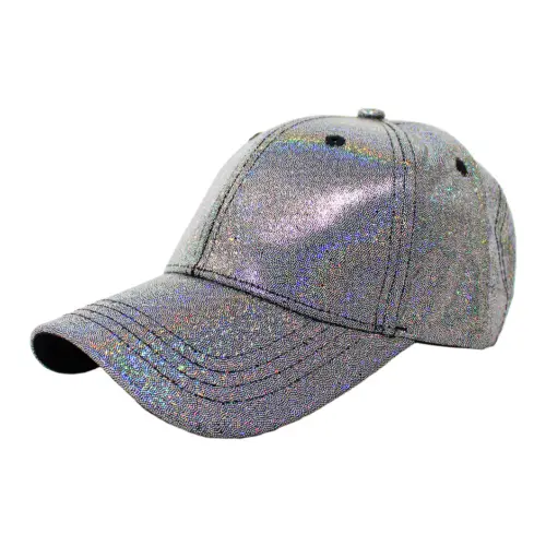 Gorra gris brilloso