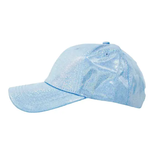 Gorra azul brilloso