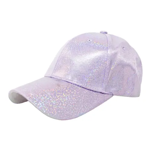 Gorra lila brilloso