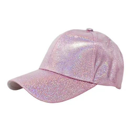 Gorra rosa brilloso
