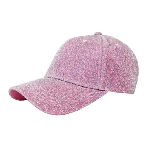 Gorra rosa brilloso