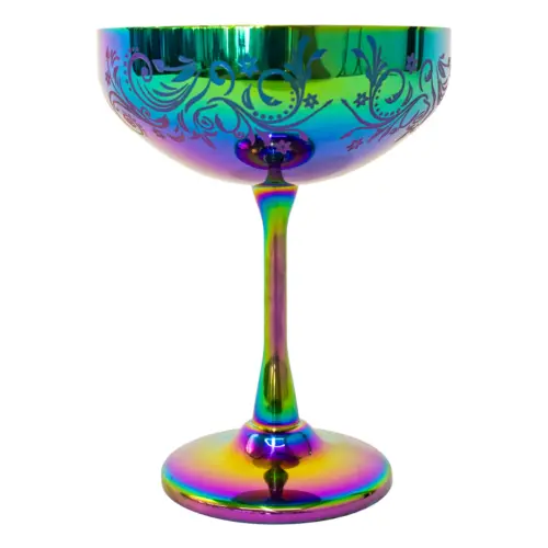 Copa de acero inoxidable multicolor